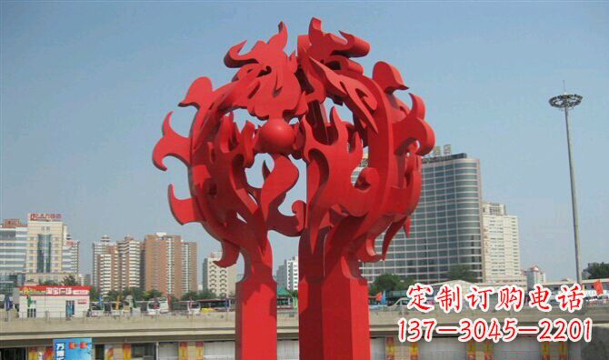 城市不锈钢景观树雕塑