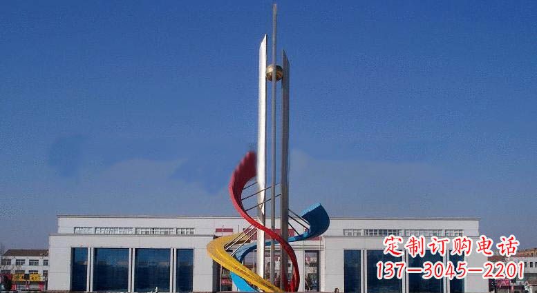城市不锈钢四海升平景观雕塑