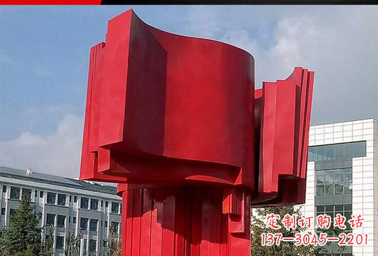 城市不锈钢中国结景观雕塑