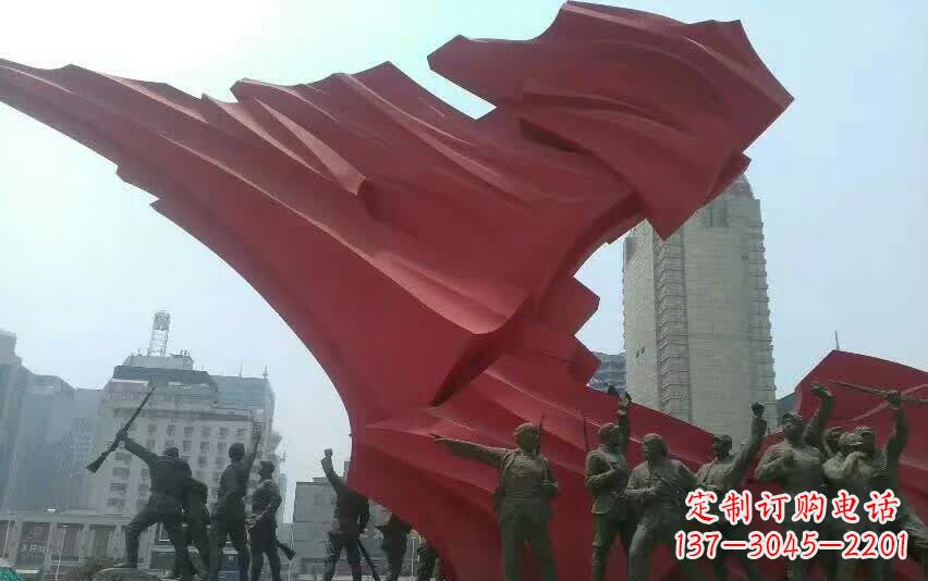 大型不锈钢红军雕塑——见证历史荣光 大型不锈钢红军雕塑——见证历史荣光