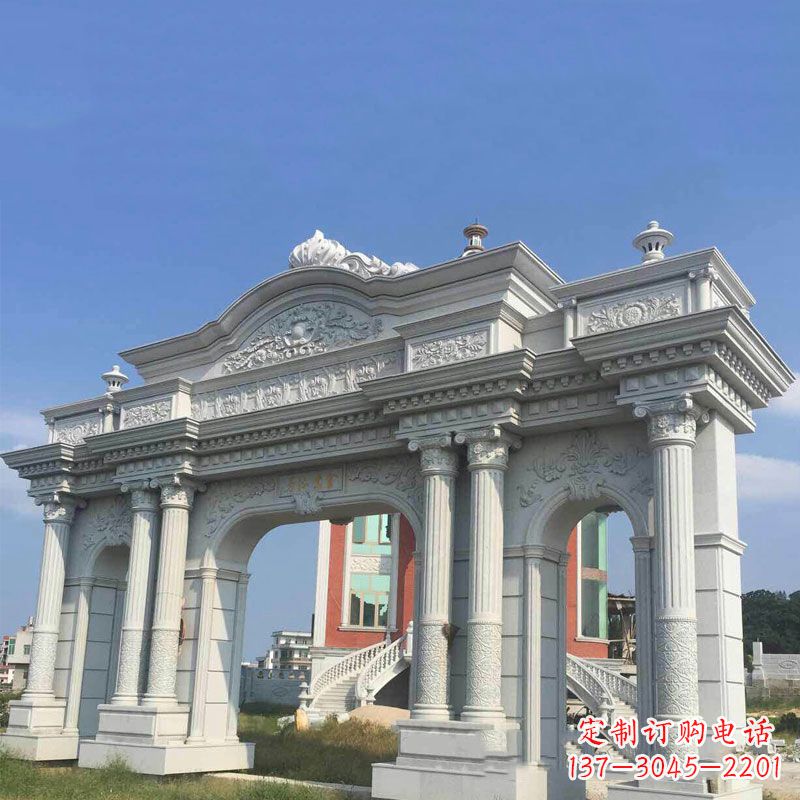城镇欧式石雕大门