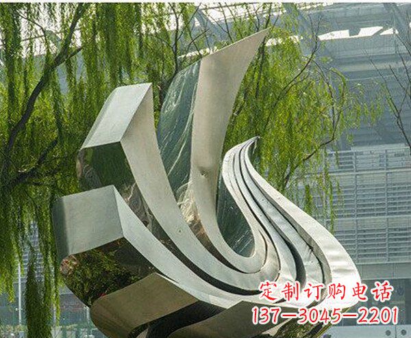 鸽子雕塑以不锈钢作为材料的动物雕塑