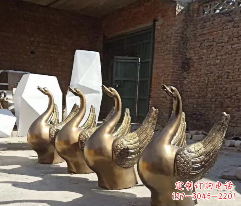 天鹅雕塑 - 抽象/广场/天鹅/铜雕 天鹅雕塑 - 抽象/广场/天鹅/铜雕