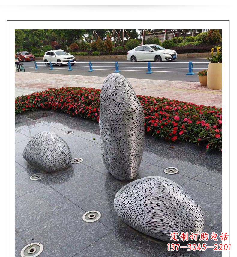 抽象户外不锈钢造型雕塑