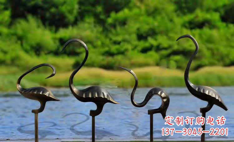 仙鹤雕塑 - 抽象/几何/仙鹤 仙鹤雕塑 - 抽象/几何/仙鹤
