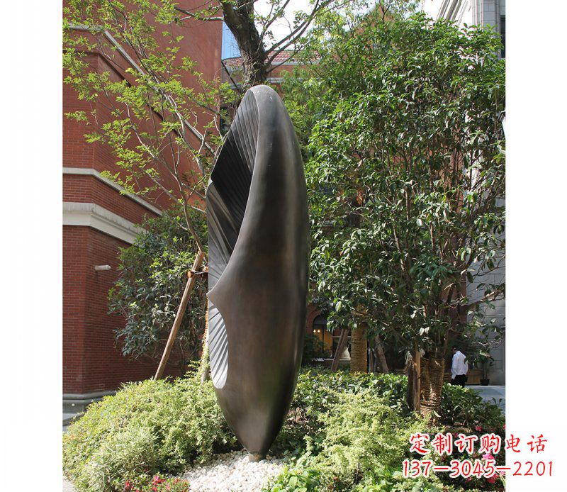 抽象小区景观铜雕