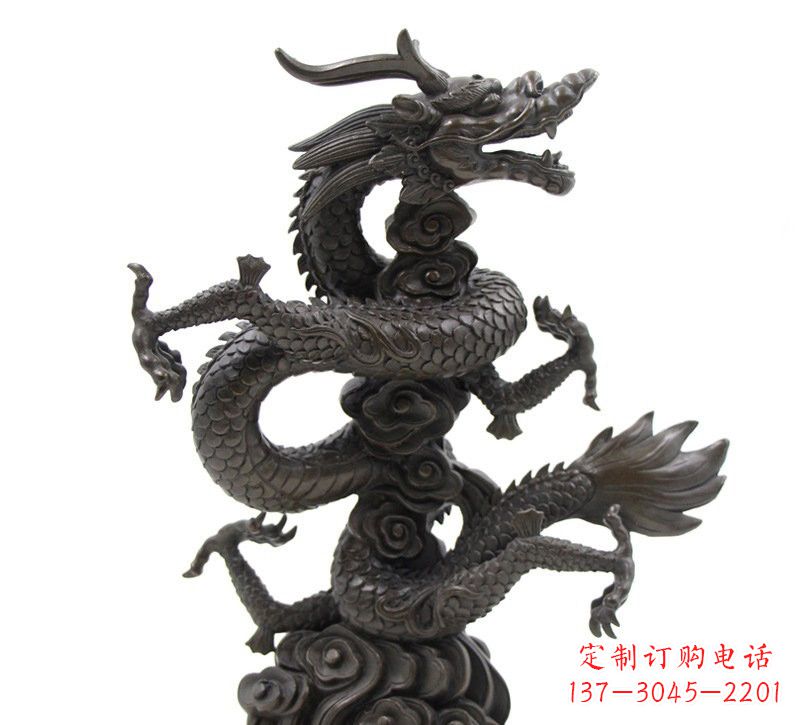 传统中国龙铜雕