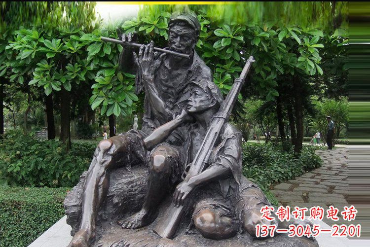 红军战士雕塑——抒发军旅情怀 红军战士雕塑——抒发军旅情怀
