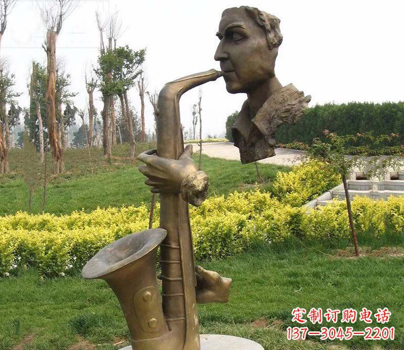 萨克斯/铜雕-吹萨克斯铜雕 萨克斯/铜雕-吹萨克斯铜雕