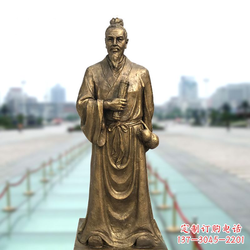 铜雕艺术张仲景的精神实践 铜雕艺术张仲景的精神实践