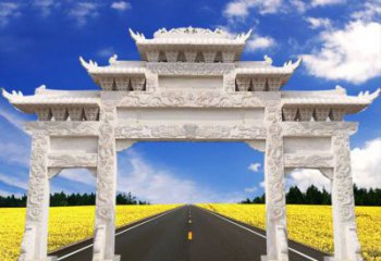 城市牌楼石雕——把文化传承到实体之中
