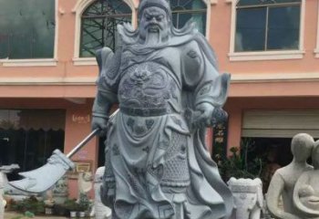 神秘的关公石雕