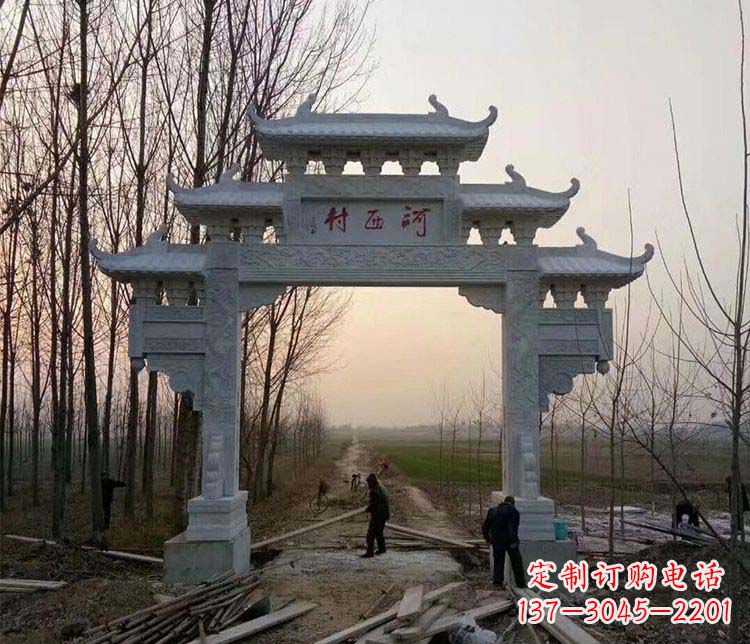 牌坊雕塑——记忆中的美丽家乡 牌坊雕塑——记忆中的美丽家乡