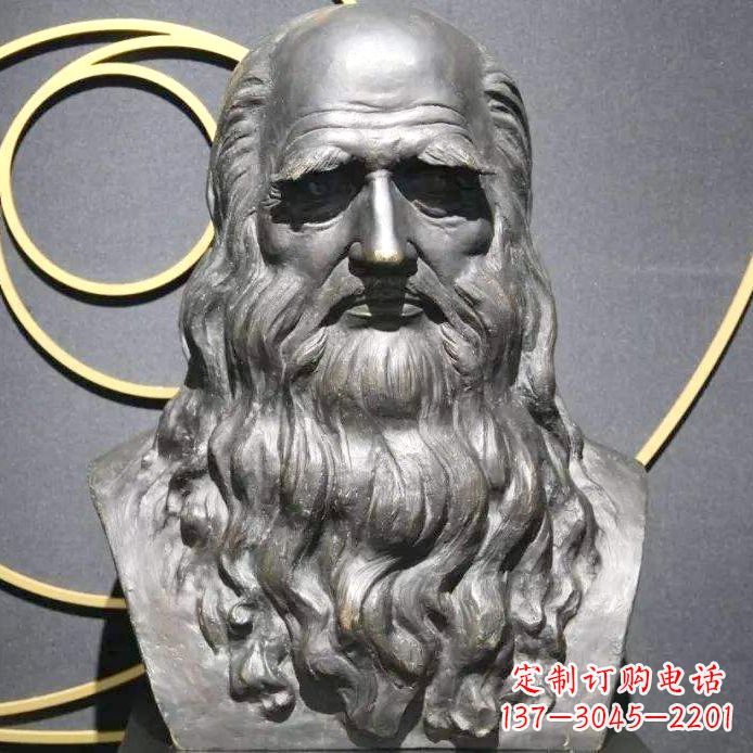 达芬奇雕塑 - 达芬奇/铜雕/头像 达芬奇雕塑 - 达芬奇/铜雕/头像