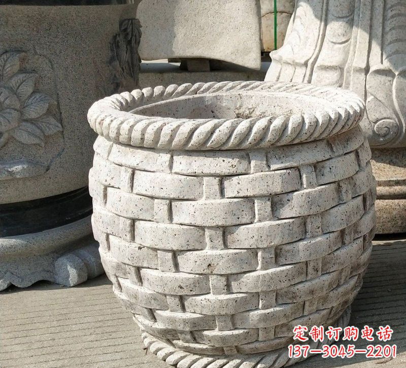 水缸雕塑 - 大理石/编织/花纹/水缸 水缸雕塑 - 大理石/编织/花纹/水缸