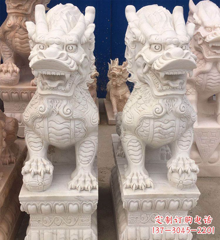 大理石麒麟——古典精美的雕塑艺术 大理石麒麟——古典精美的雕塑艺术