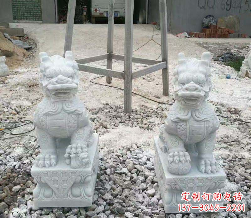 麒麟门口镇宅招财石雕 麒麟门口镇宅招财石雕