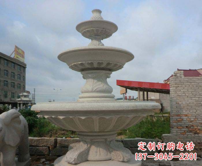 大理石大型喷泉石雕