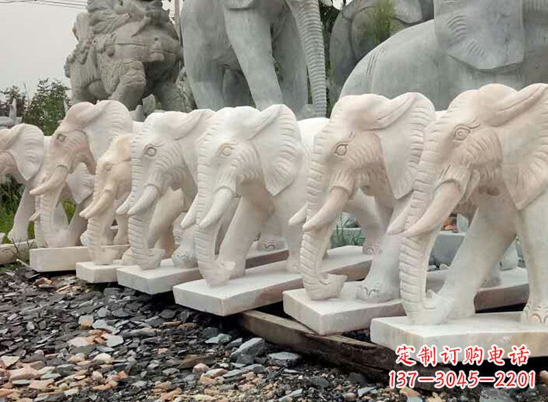 大理雕塑 - 大理/石雕/大象 大理雕塑 - 大理/石雕/大象