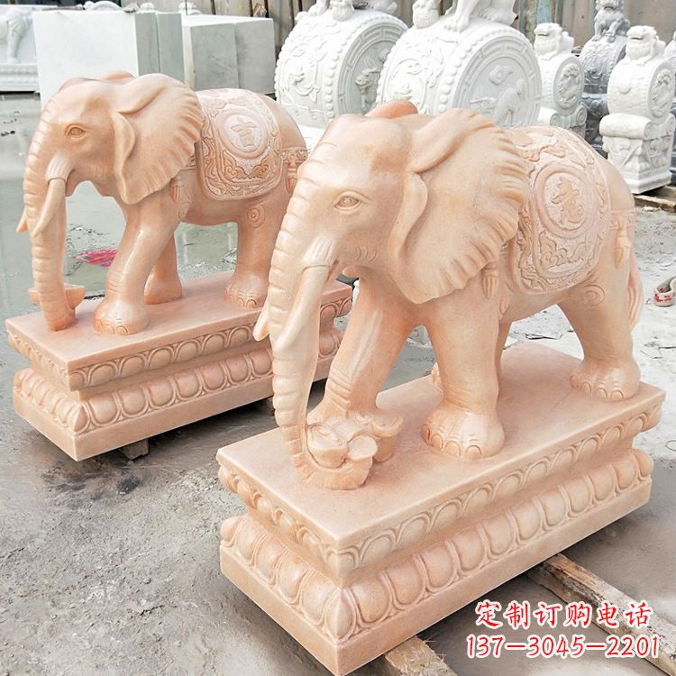 大理石雕大象