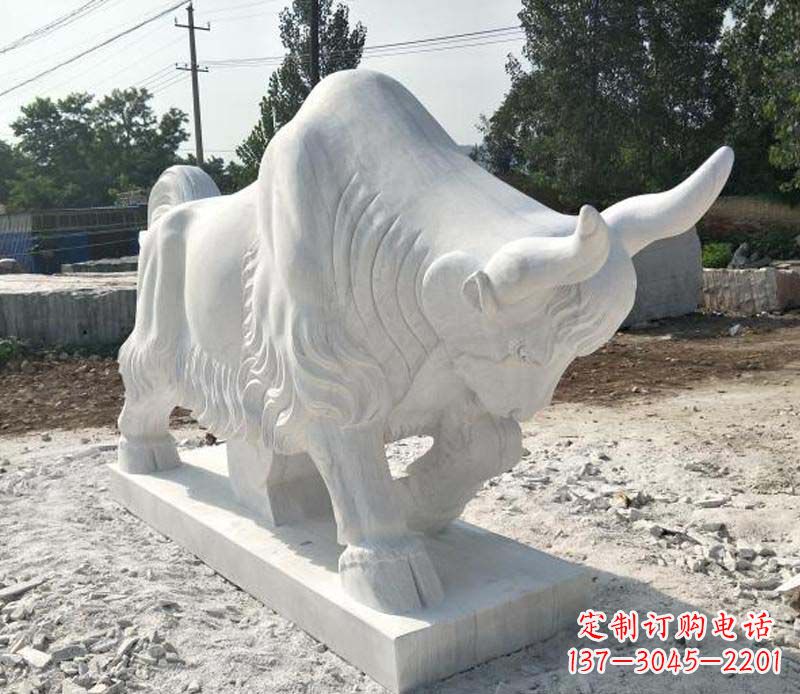 奔牛雕塑 - 大理石/动物/奔牛 奔牛雕塑 - 大理石/动物/奔牛