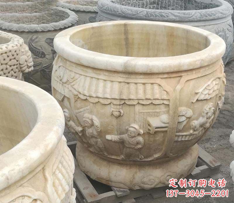 大理石儿童水缸