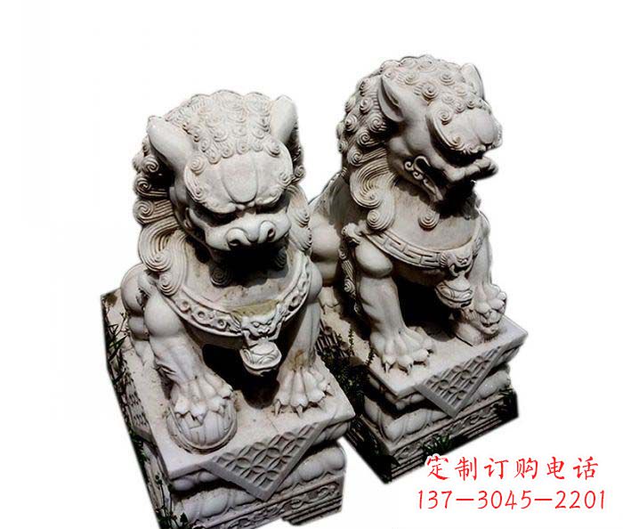 石狮子雕塑 - 大理石/仿古/石狮子 石狮子雕塑 - 大理石/仿古/石狮子