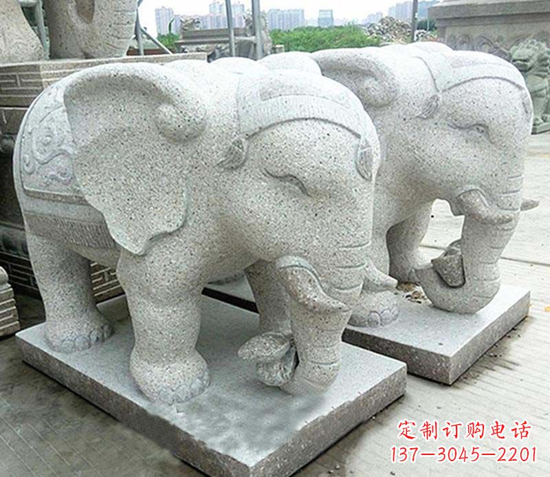 大理石雕塑 - 大理石/仿古/大象 大理石雕塑 - 大理石/仿古/大象