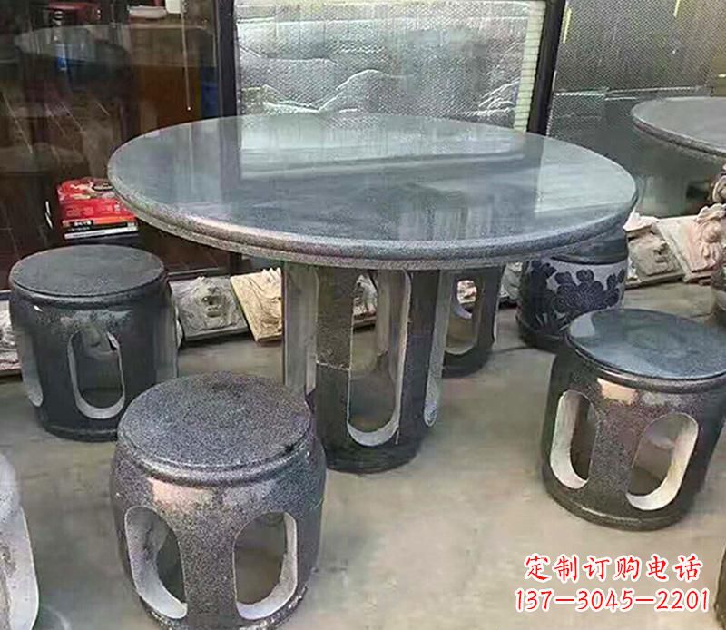 大理石公园景观石桌凳