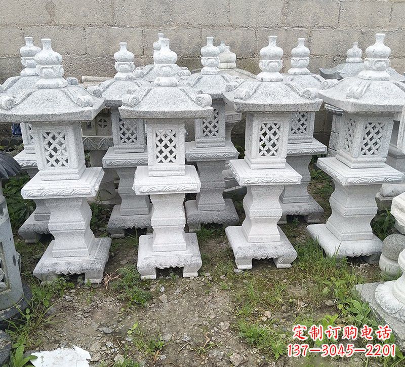 大理石公园石灯222