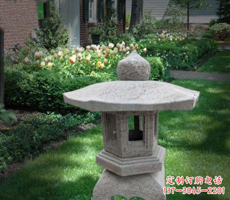 大理石宫灯公园石灯