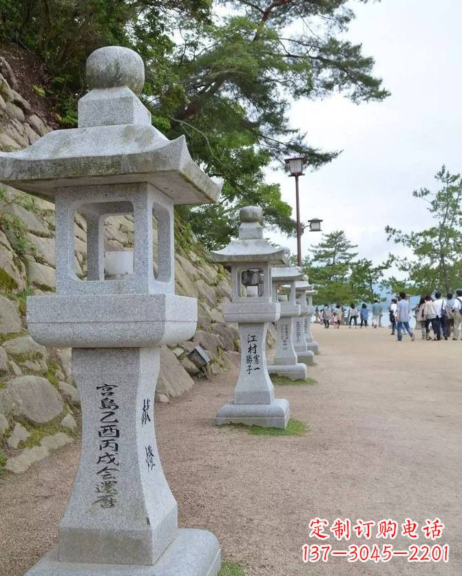 大理石古代宫灯