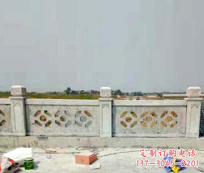 大理石国旗台石雕栏板