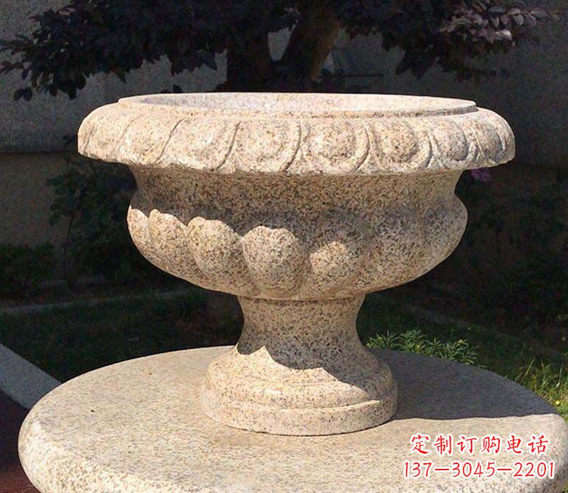 花盆雕塑 - 大理石/花钵/公园/花盆/石雕 花盆雕塑 - 大理石/花钵/公园/花盆/石雕