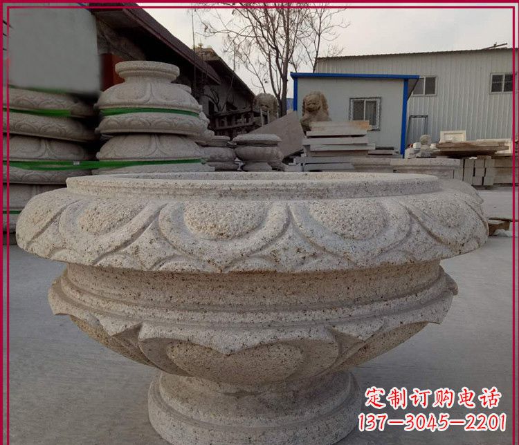 花盆雕塑 - 大理石/花盆/公园/石雕 花盆雕塑 - 大理石/花盆/公园/石雕