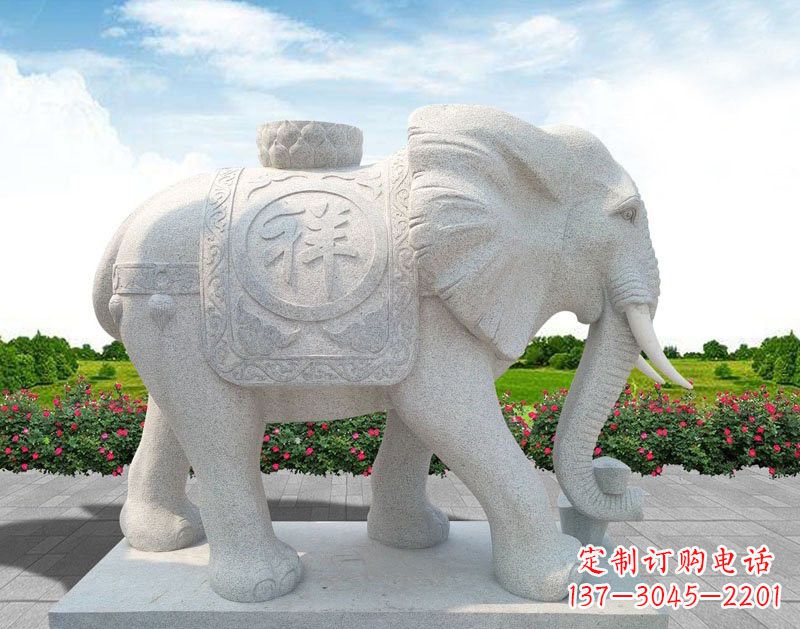 大理石/吉祥/大象/石雕-大理石吉祥大象石雕 大理石/吉祥/大象/石雕-大理石吉祥大象石雕