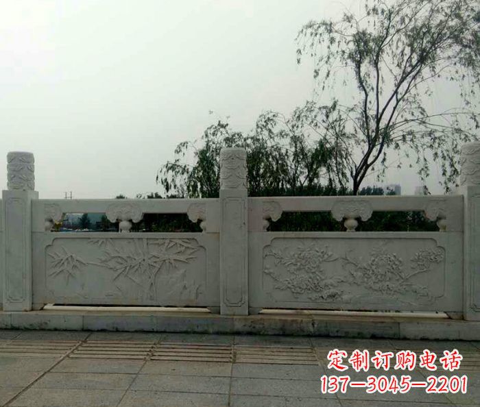 大理石景区栏板石雕 (3)