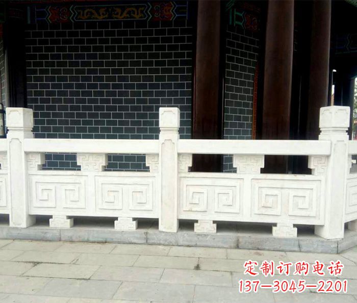 大理石景区栏板石雕 (5)