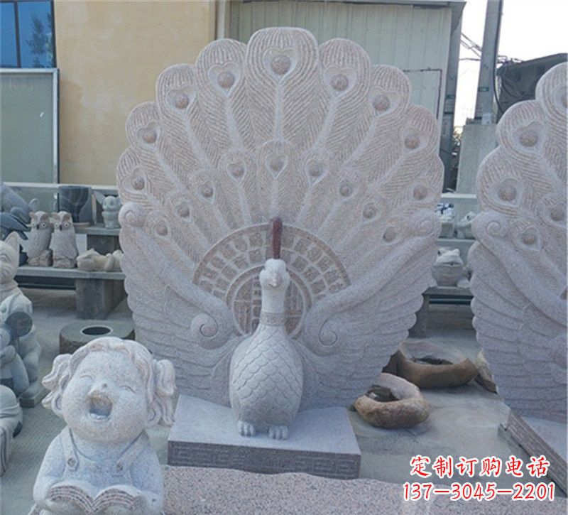 大理石/孔雀/开屏/石雕-大理石孔雀开屏石雕 大理石/孔雀/开屏/石雕-大理石孔雀开屏石雕