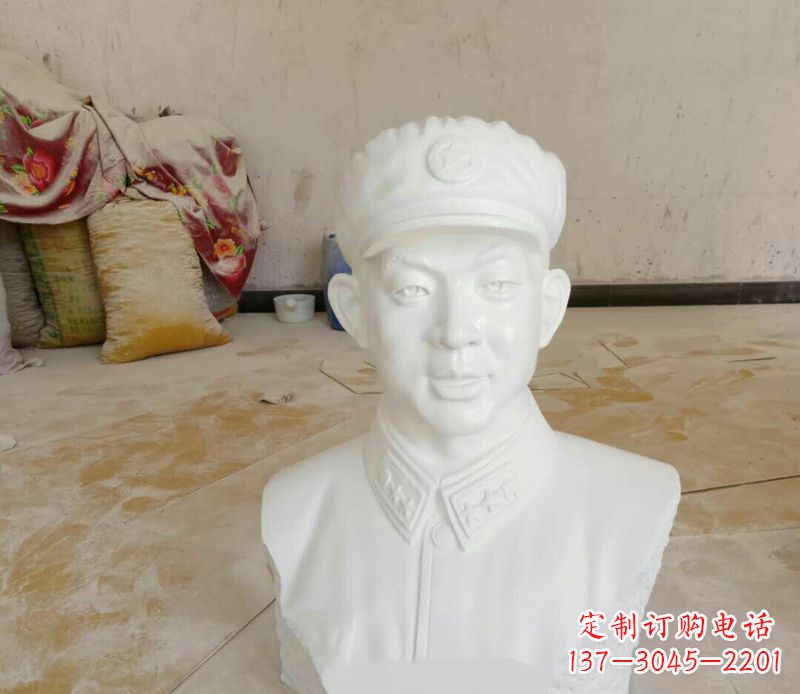 大理石雷锋石雕