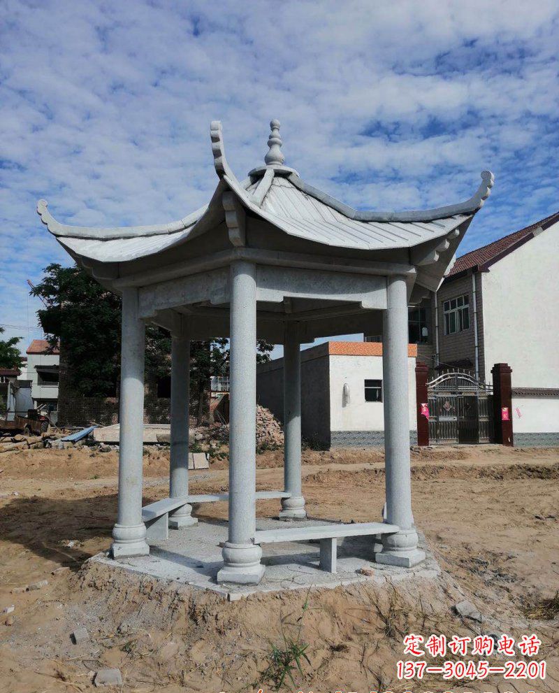 凉亭雕塑 - 大理石/凉亭 凉亭雕塑 - 大理石/凉亭