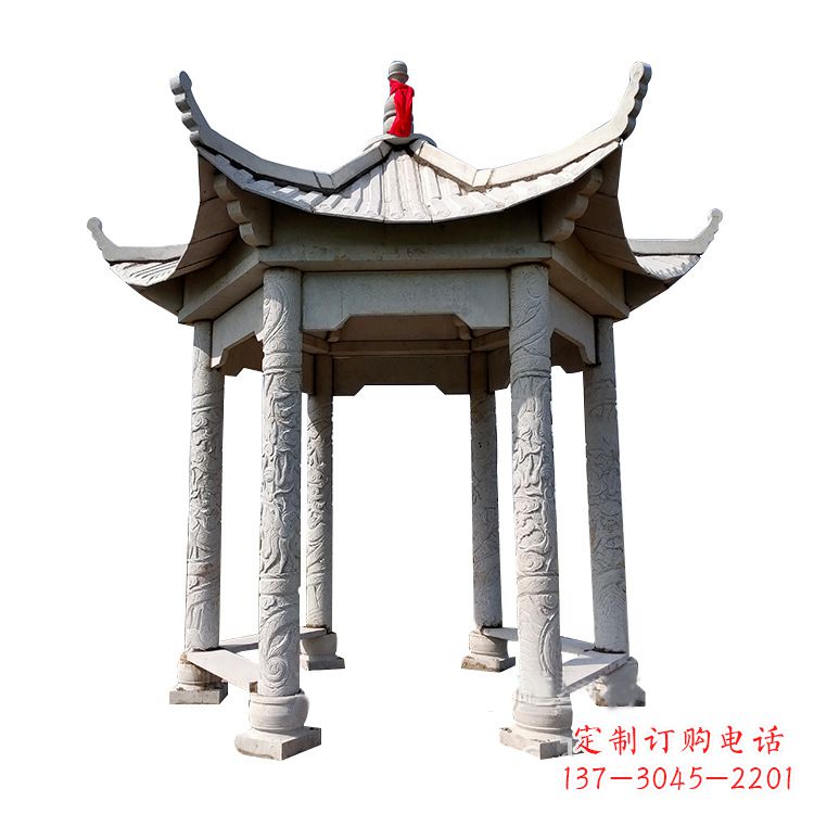 凉亭雕塑 - 大理石/凉亭 凉亭雕塑 - 大理石/凉亭