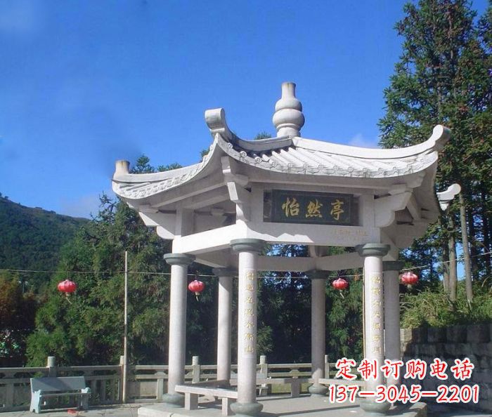 凉亭雕塑 - 大理石/凉亭/石雕 凉亭雕塑 - 大理石/凉亭/石雕
