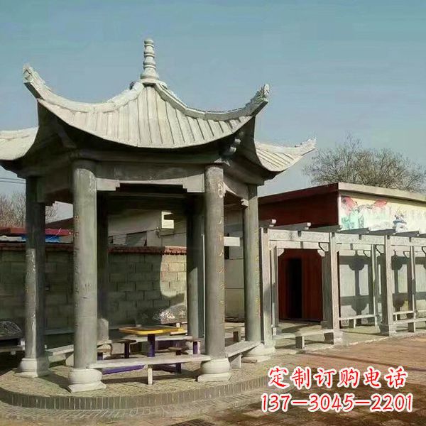 凉亭雕塑 - 大理石/凉亭/庭院/亭子 凉亭雕塑 - 大理石/凉亭/庭院/亭子