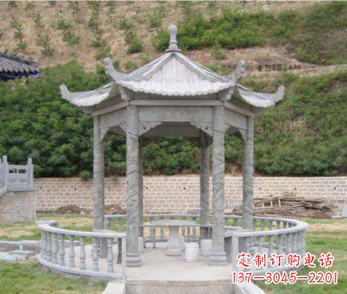 凉亭雕塑 - 大理石/六角/石雕/凉亭 凉亭雕塑 - 大理石/六角/石雕/凉亭