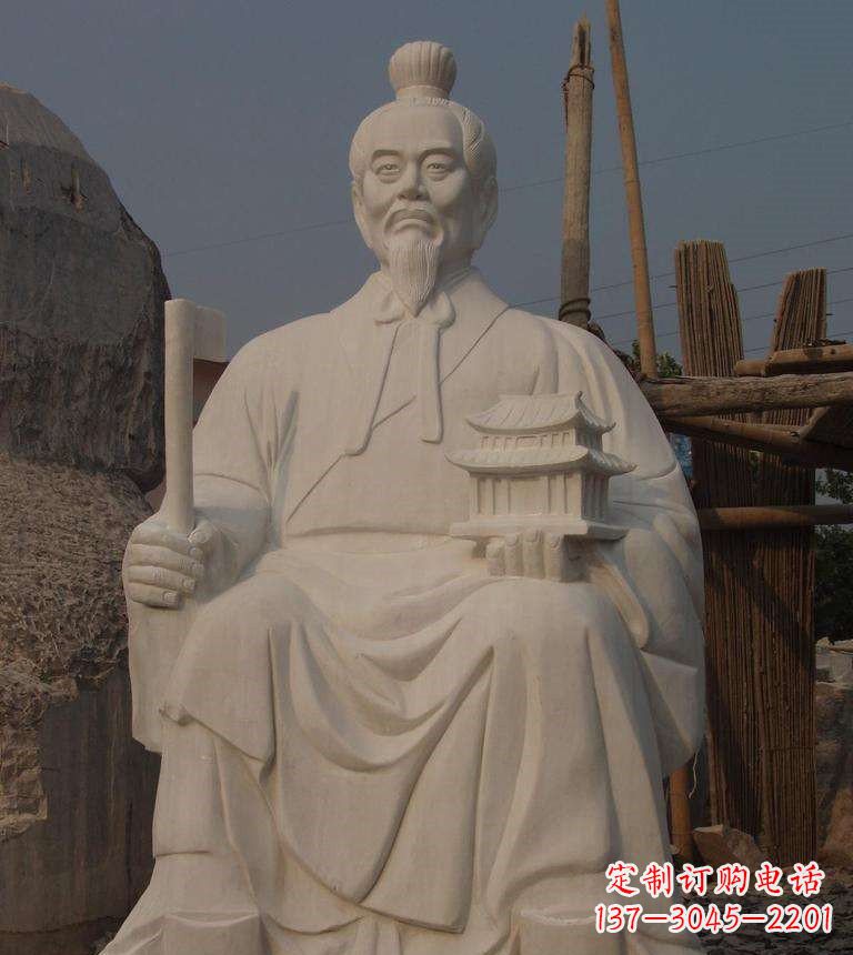 大理石鲁班石雕