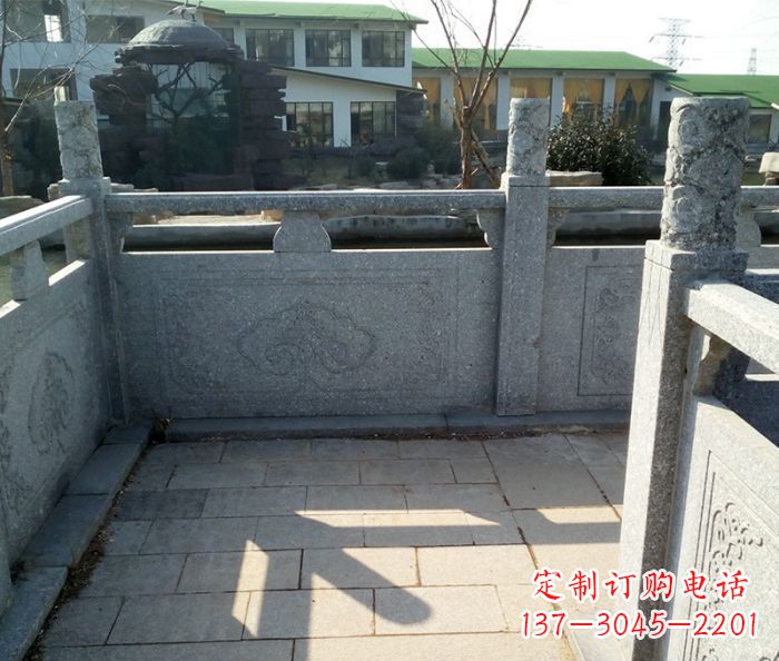 大理石旅游景区石雕栏板_2