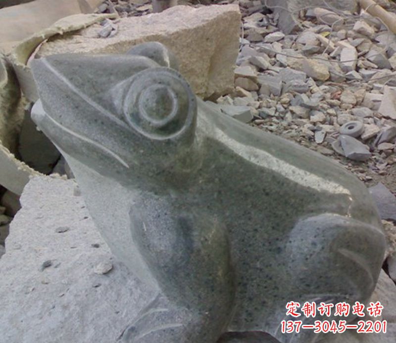 大理石青蛙石雕