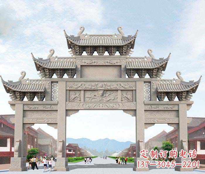 三门雕塑 - 大理石/三门/石雕/牌坊 三门雕塑 - 大理石/三门/石雕/牌坊