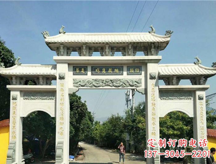 三门雕塑 - 大理石/三门/牌坊 三门雕塑 - 大理石/三门/牌坊